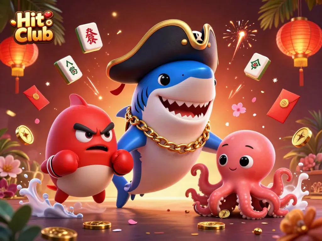 Engage with thrilling games at Hit Club featuring vibrant characters and rich casino elements.