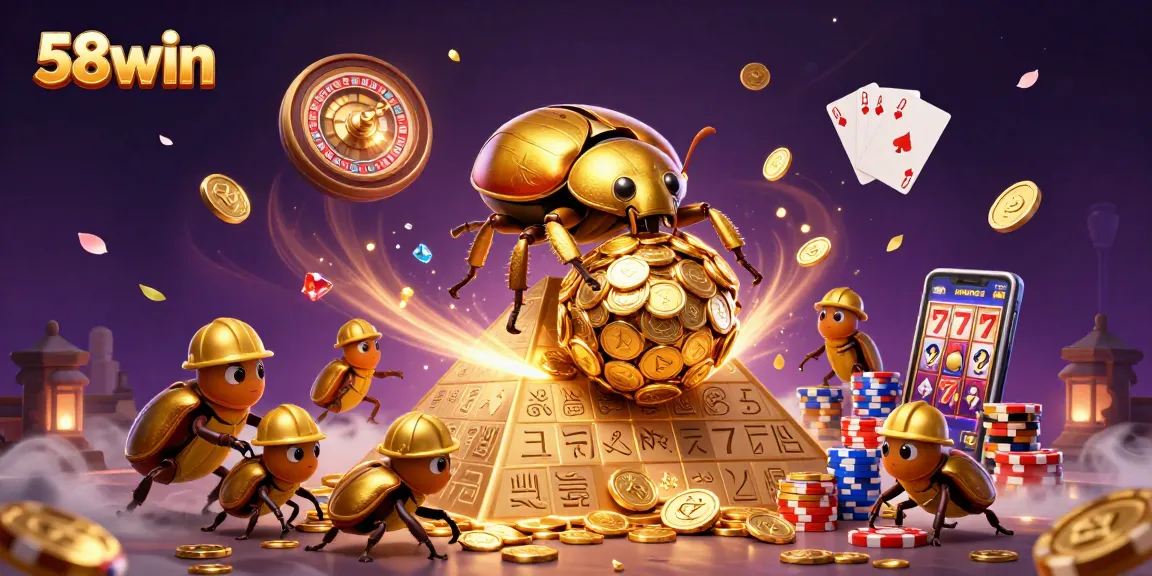 Experience the excitement of 58win with a golden opportunity to win big in a dynamic casino setting.