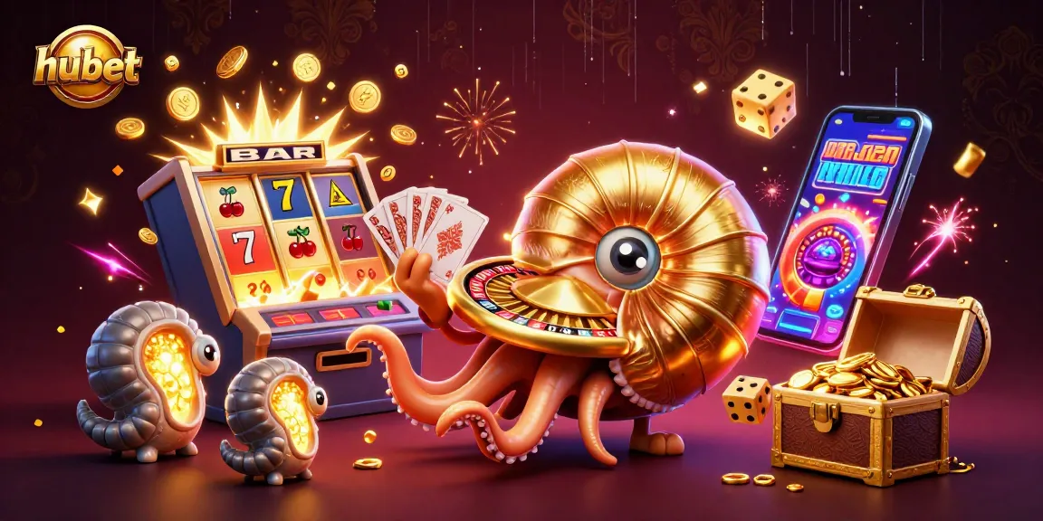 Experience thrilling gaming action at hubet with vibrant casino elements and dynamic characters.